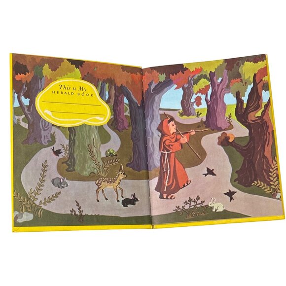 The Littlest Brother Sister M Joselma OSF Vtg 1955 Franciscan Harold Press Faith - Picture 2 of 10